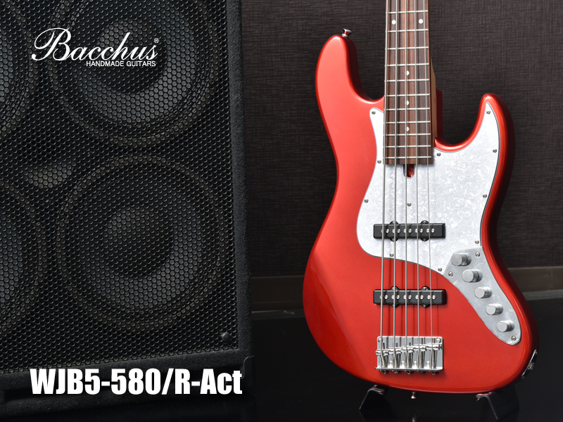 Bacchus Universe】5弦アクティブベース「WJB5-580/R-Act」発売決定 ...