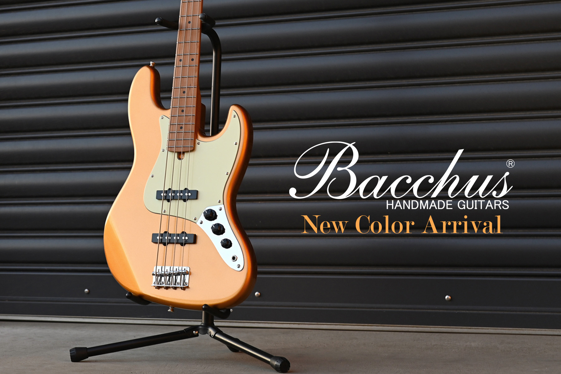 Bacchus Universe Series BJB-1 ストラップ付 ロングセラーモデルBJB-1-RSM/Mに新色“GOLD”が追加【Bacchus Universe